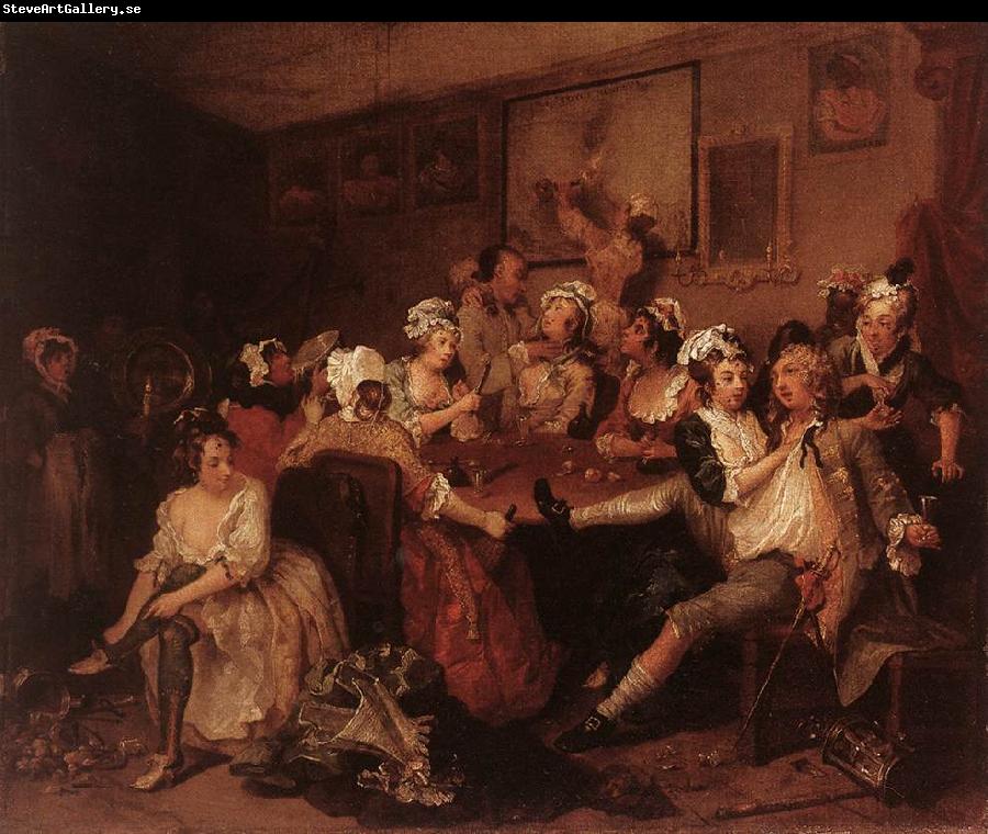 HOGARTH, William The Orgy f